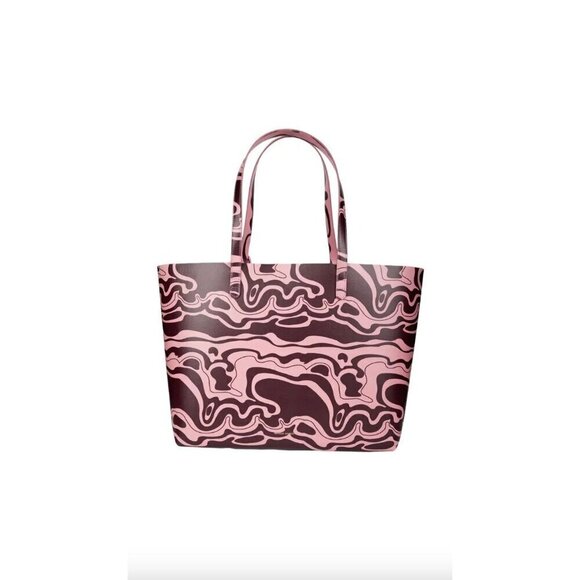 MANSUR GAVRIEL Large Tote Leather Flamingo Plum - Picture 1 of 10